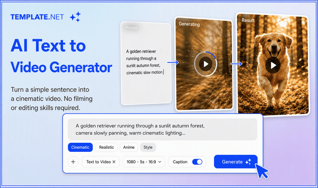 AI Text to Video Generator Online – Create AI Videos from Text Prompts